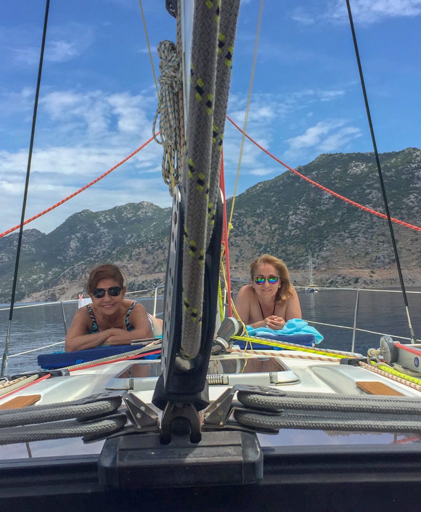 selimiye'de deniz keyfi