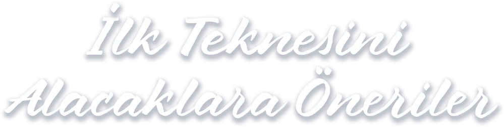 38 İlk Teknesini Alacaklara Öneriler