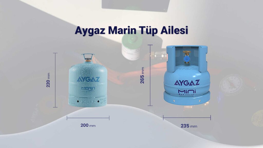 Aygaz Marin tüp ailesi
